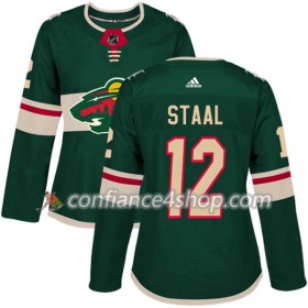 Adidas Maillot de Hockey Minnesota Wild Eric Staal 12 2017-2018 Vert Authentic - Femme
